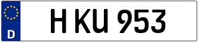 Truck License Plate